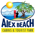 Alex Beach Cabins logo