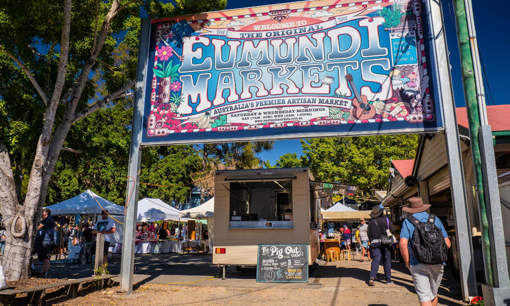 entrance to Eumundi Markets